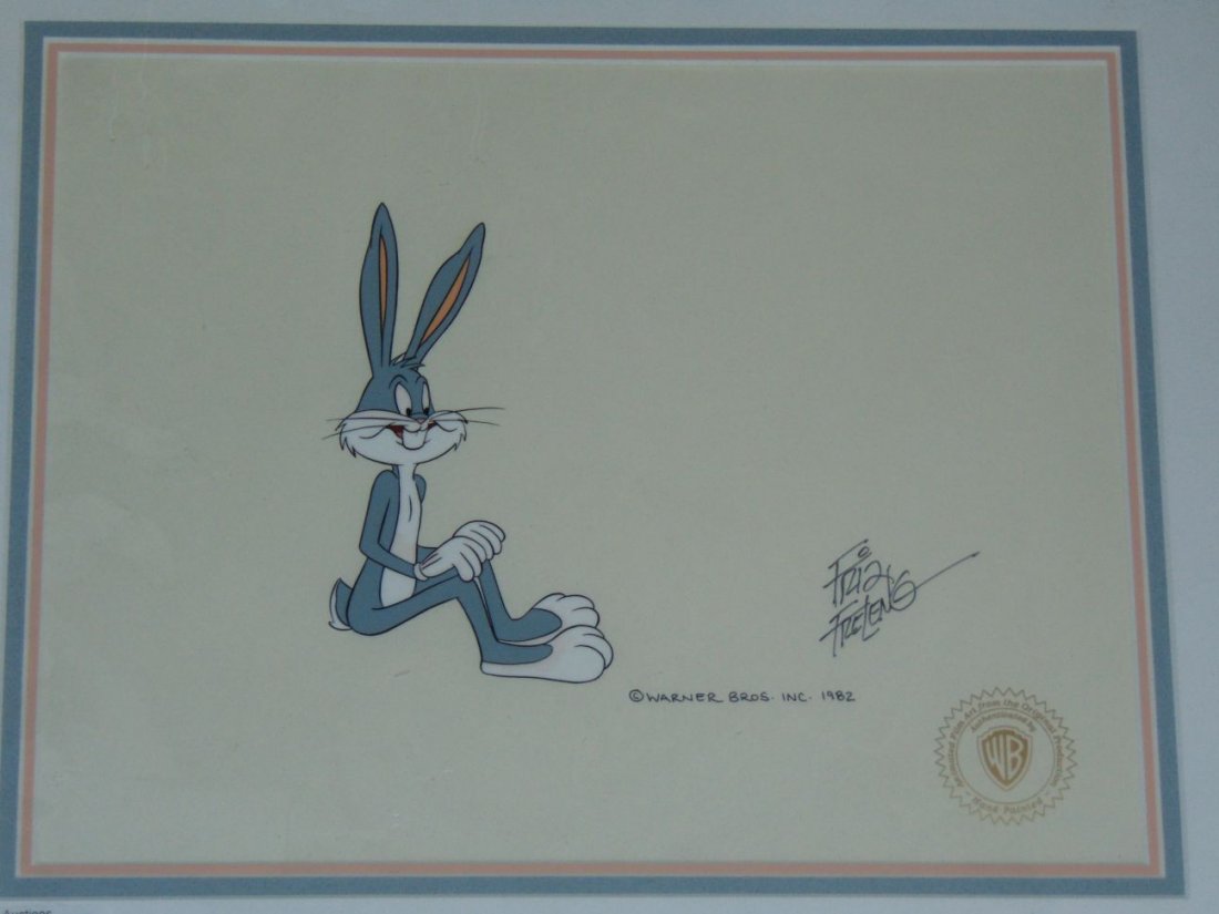 Bugs Bunny Production Cel, Signed Friz Freleng (1 of 4)