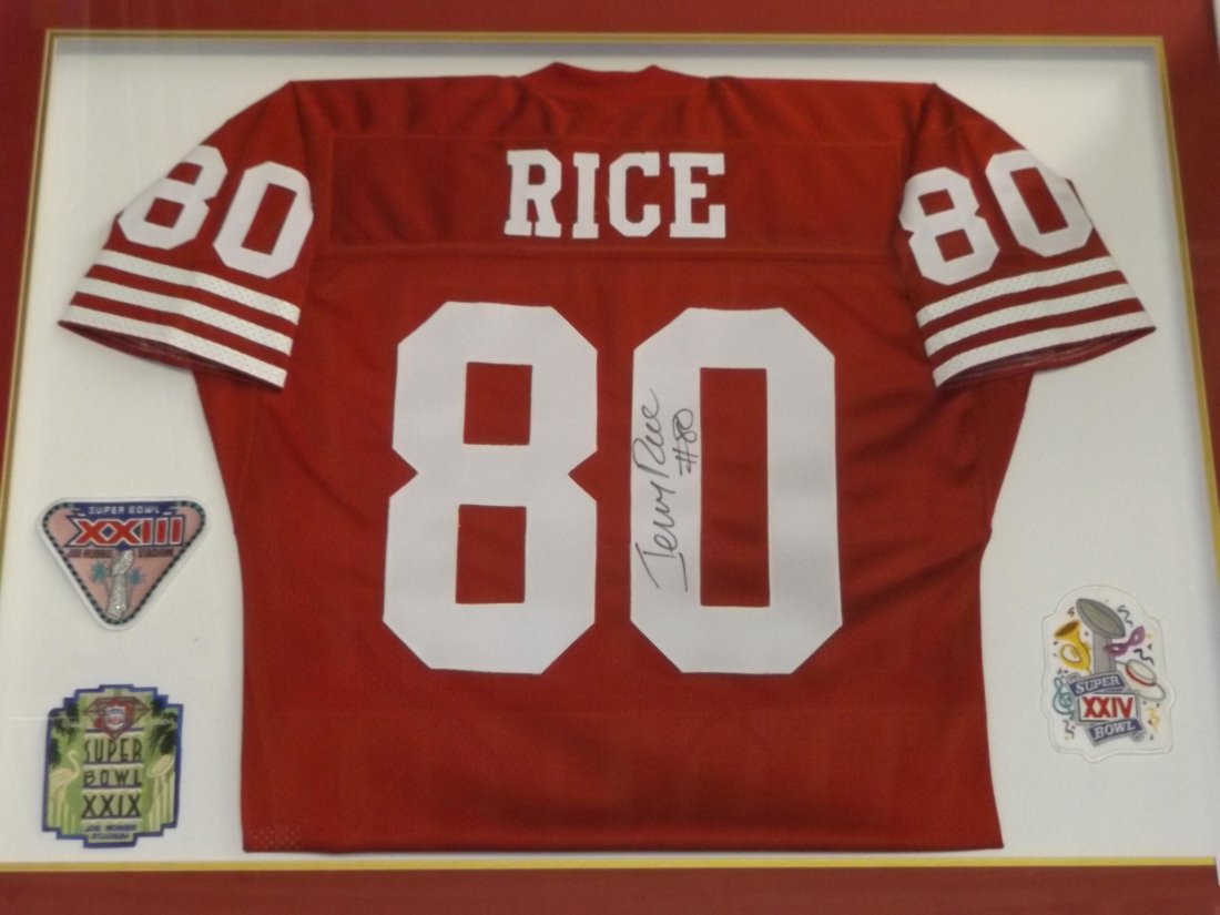 Jerry Rice Autographed 49ers Jersey (1 of 4)
