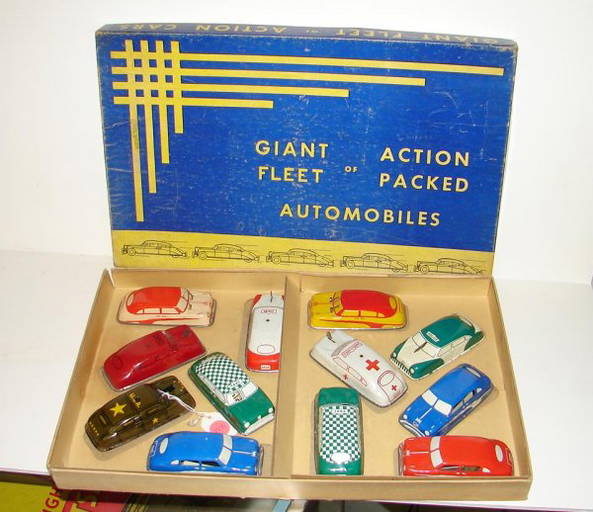 Argo Boxed Set Giant Fleet Of Action Cars Lot Con