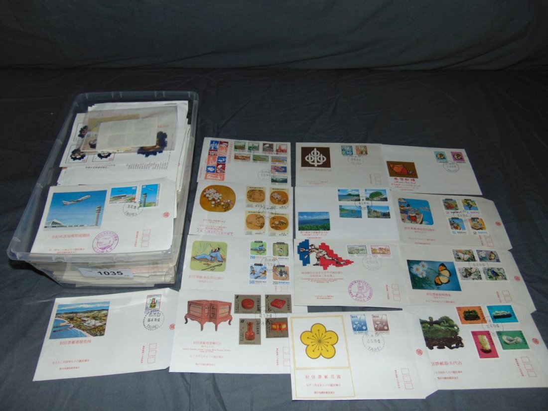 China. Tub Loaded with Covers. (1 of 4)