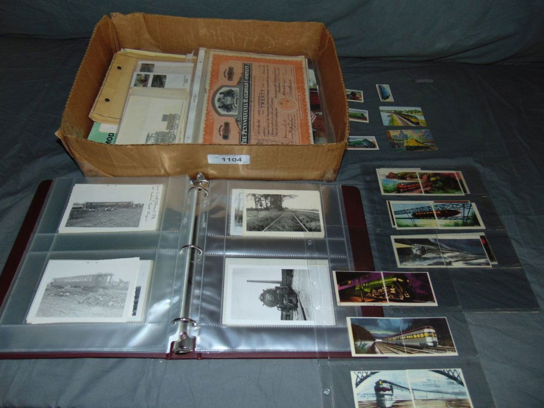 Railroad Photograph and Paper Lot (1 of 6)