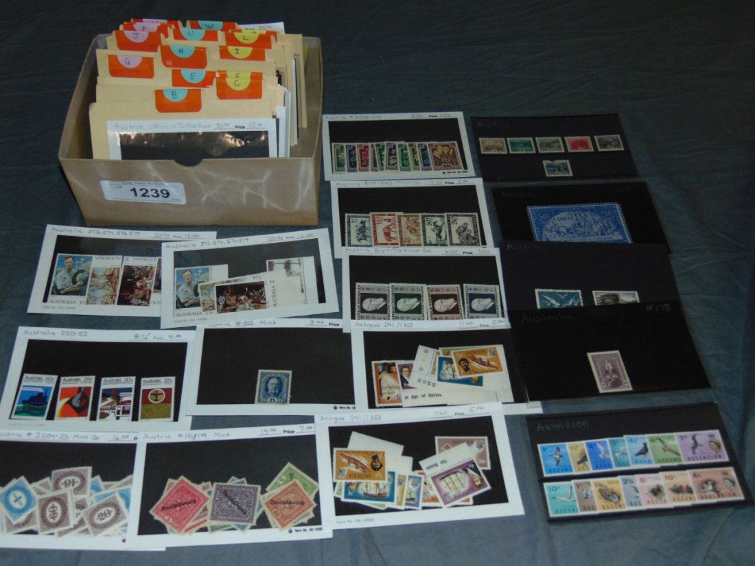 Box of Better Foreign Stamps. (1 of 3)