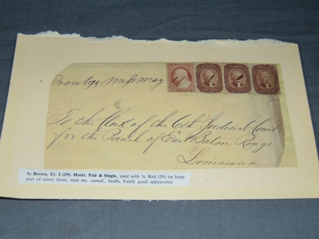 U.S. #29 On Cover Top Only (1 of 2)