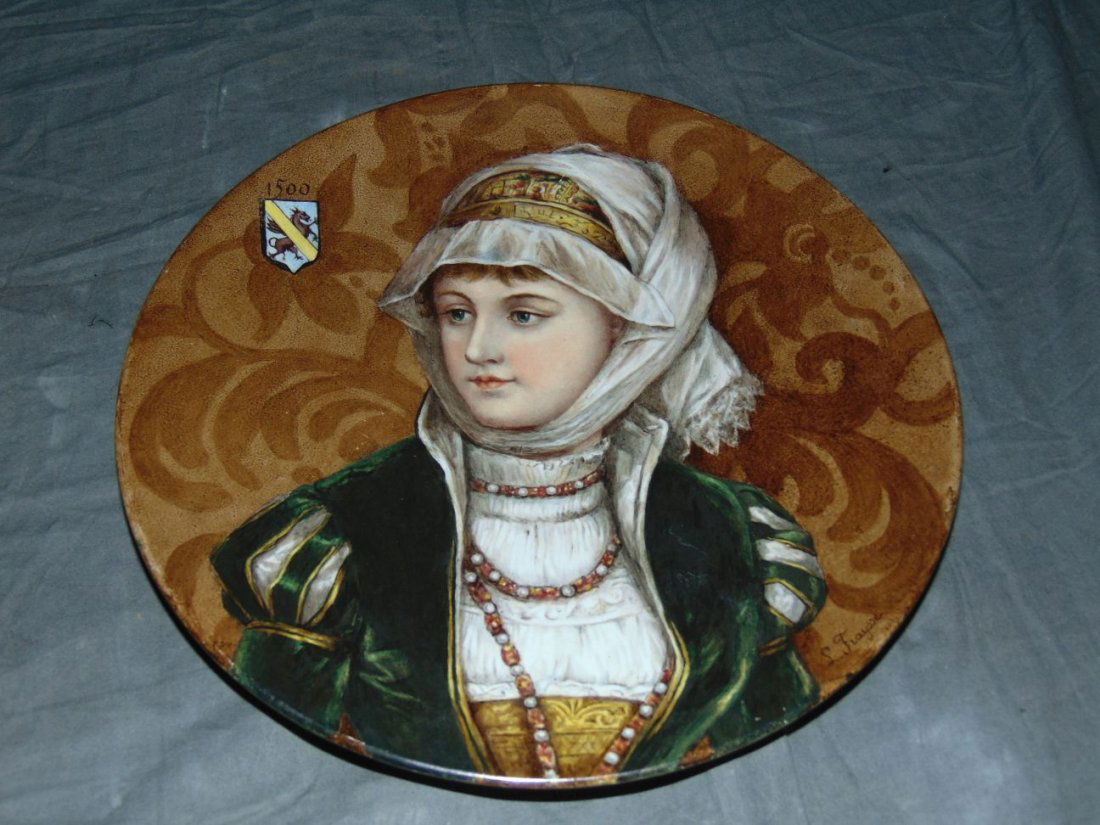 Hand Painted German Porcelain Plate (1 of 3)