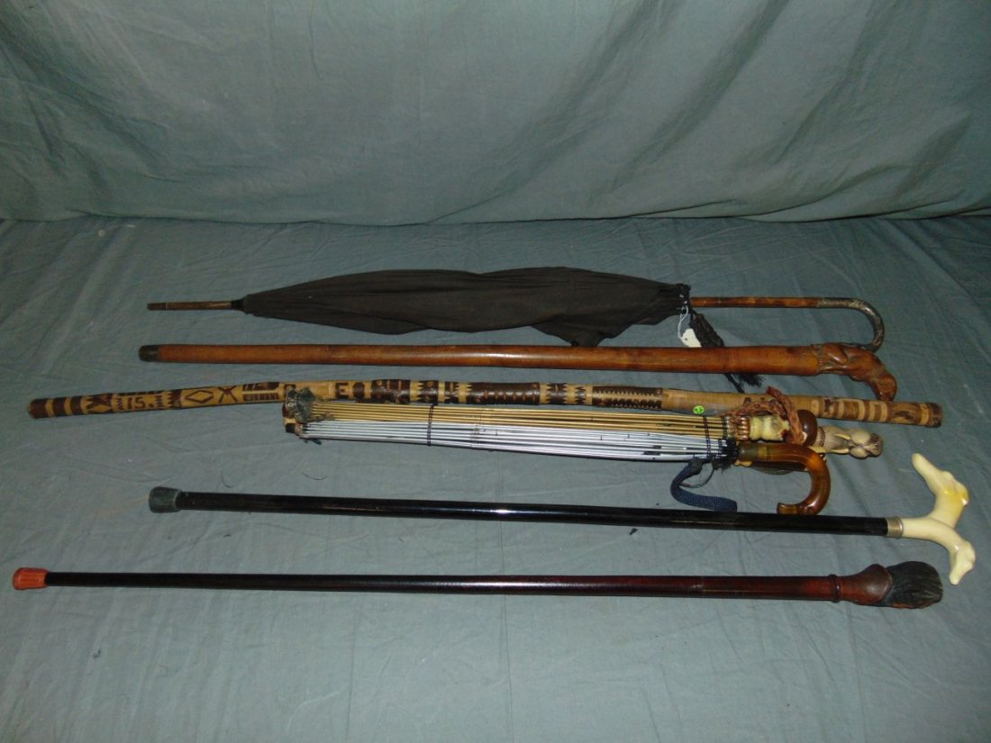 Canes and Umbrella Lot. (1 of 9)