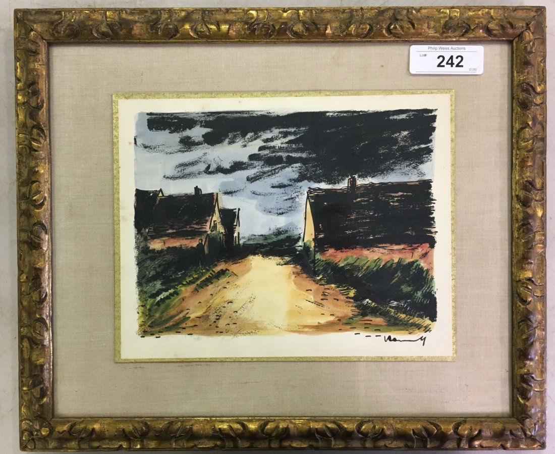 Maurice de Vlaminck.  Lithograph on Stone. (1 of 7)