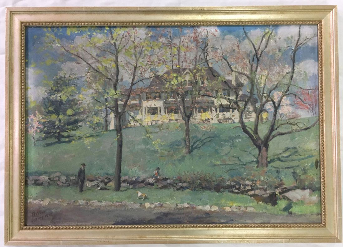 F William Weber  (19/20th century) Oil on Canvas. (1 of 10)