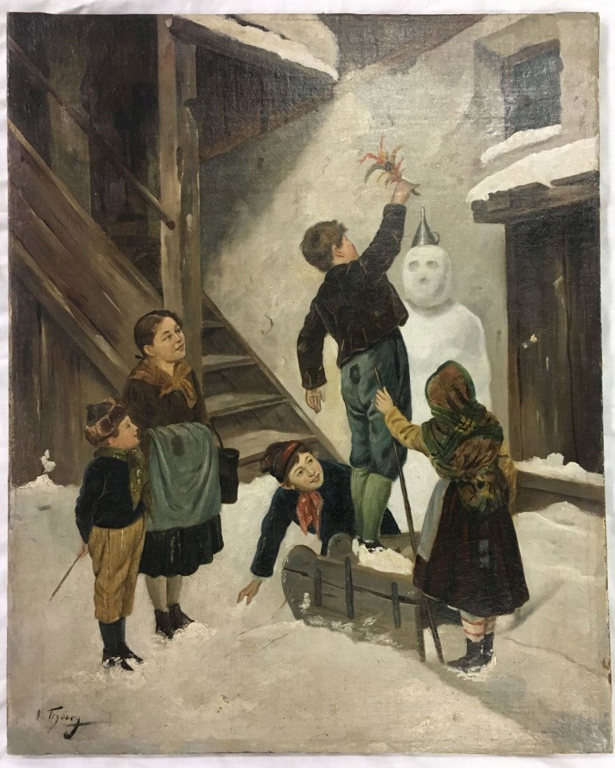 K. Tryberg. Oil on Canvas. (1 of 8)