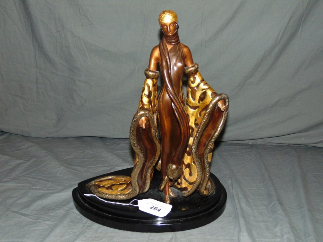 Erte "Mystic" Bronze Sculpture. (1 of 5)