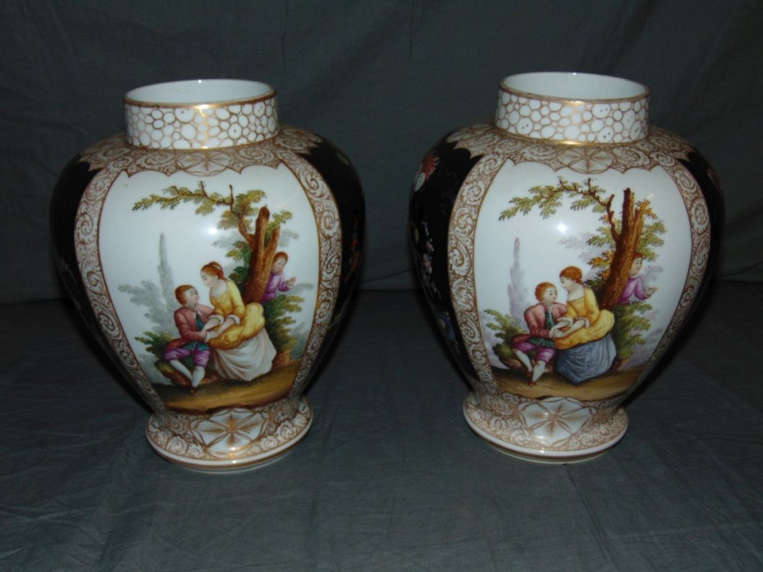 Pair of Decorative Porcelain Vases (1 of 6)