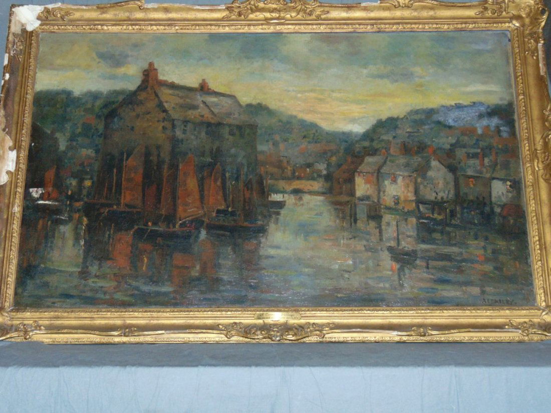 A.C. Bailey Oil on Canvas. (1 of 8)