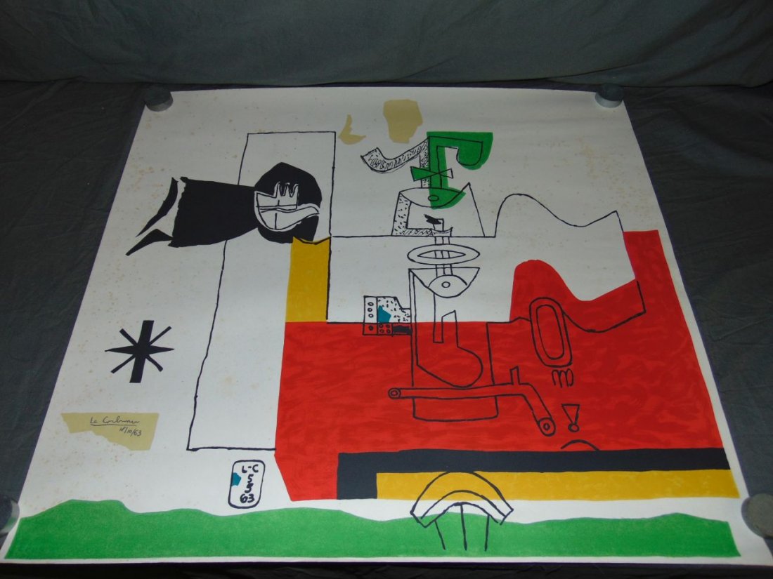 Le Corbusier Litho, "Totem" (1 of 5)