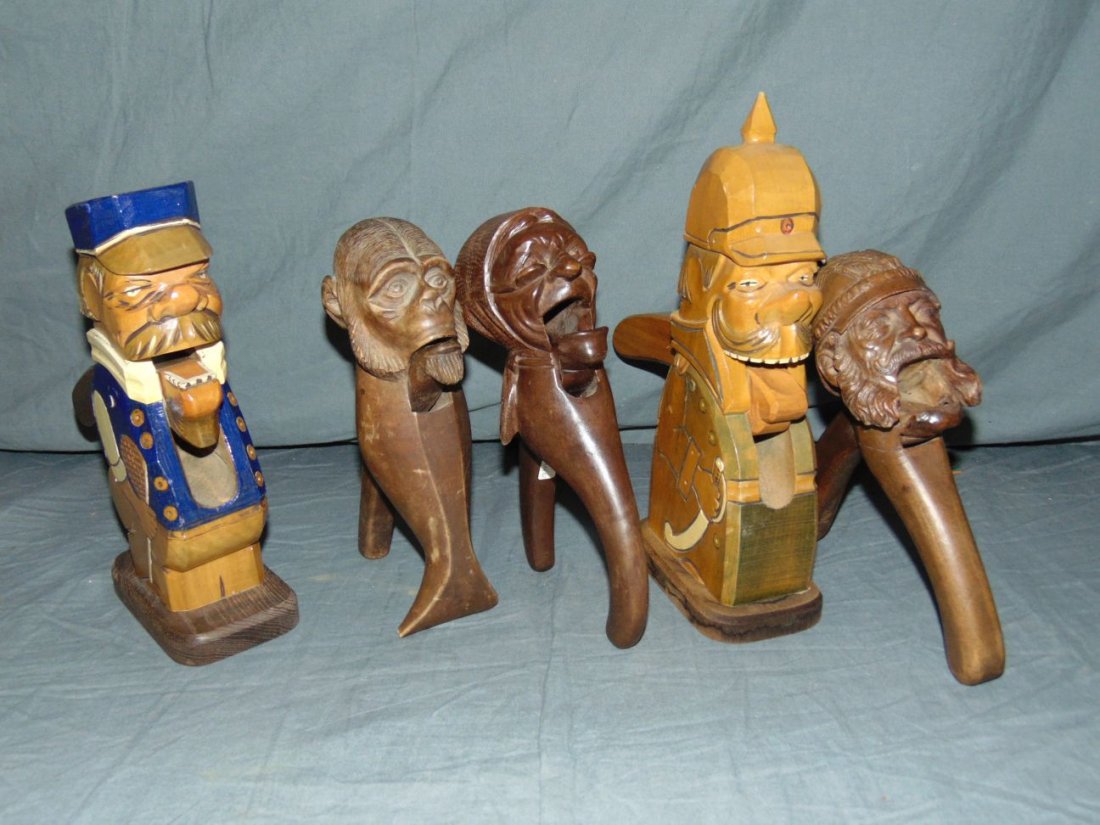 Lot of Five Nutcrackers (1 of 3)