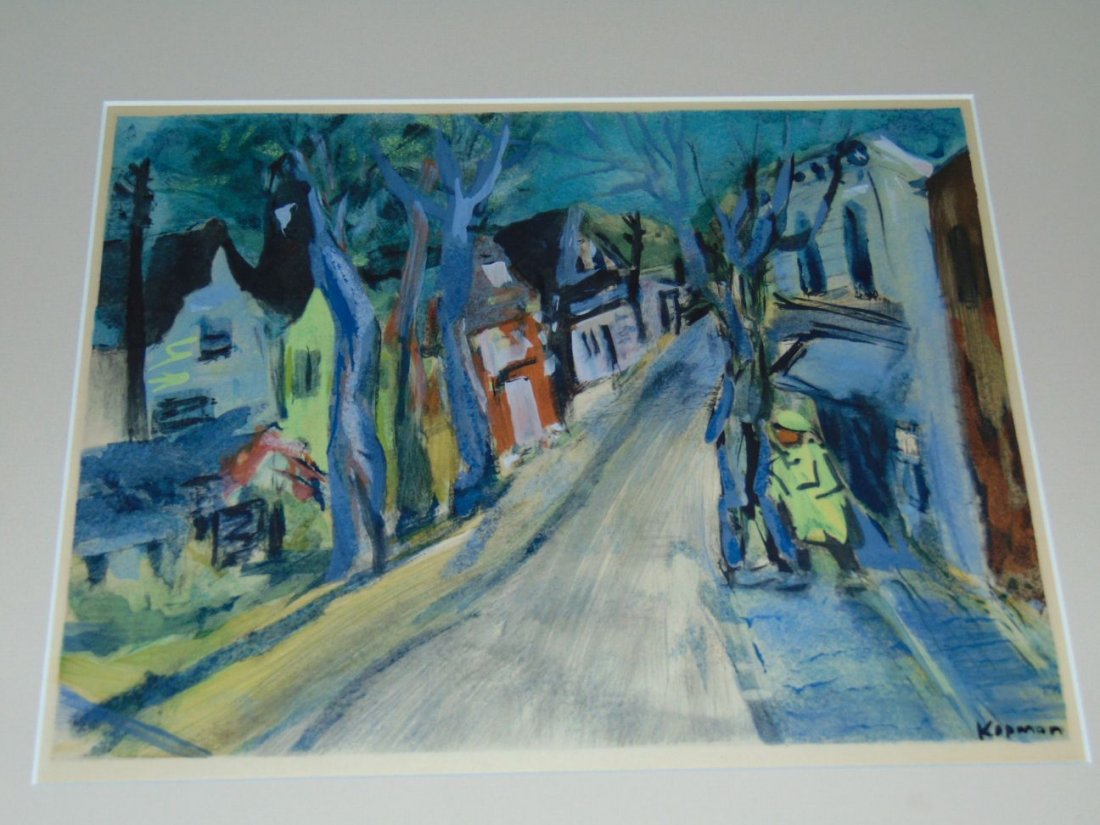 Benjamin Kopman (1887 - 1965) Ink Wash on Paper (1 of 3)