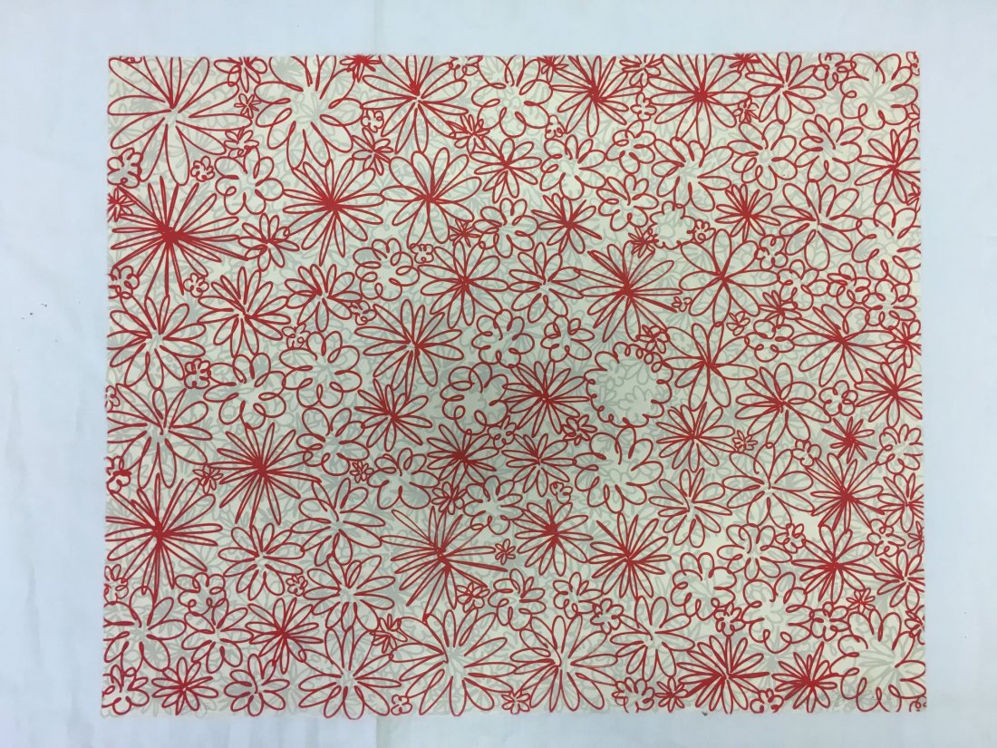 Polly Apfelbaum "Tough Love" Two Color Lithograph (1 of 3)