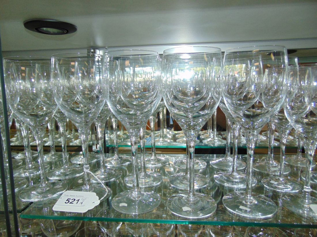 Orefors Stemware. Lot of 19. (1 of 2)