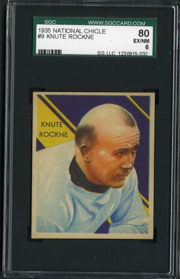1935 NATIONAL CHICLE FOOTBALL #9