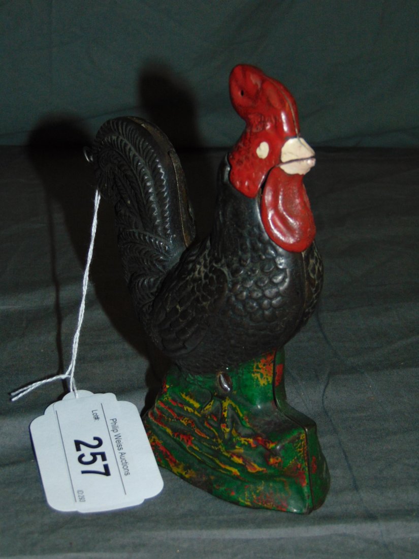 Kyser & Rex Rooster Mechanical Bank. (1 of 4)