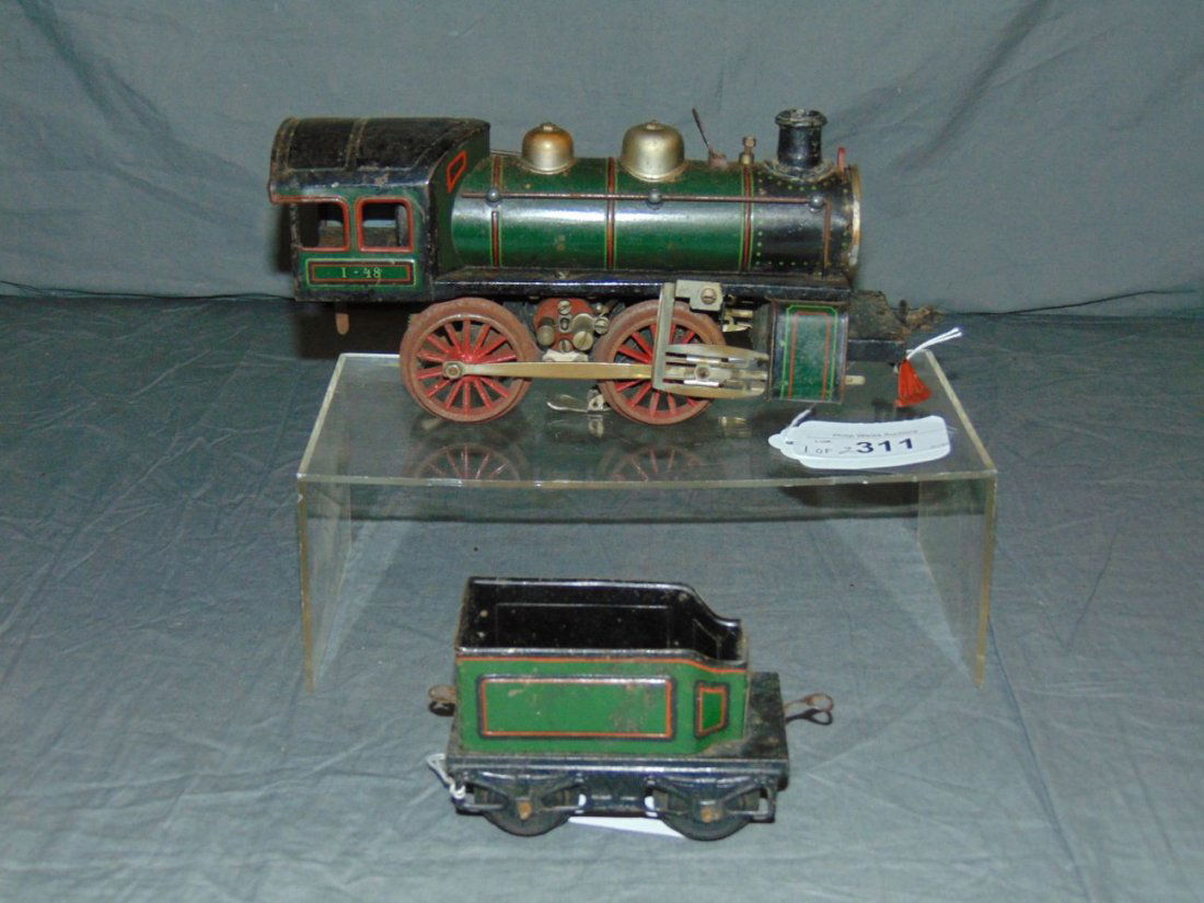 European 1 Gauge Electric Steam Loco & Tender (1 of 7)