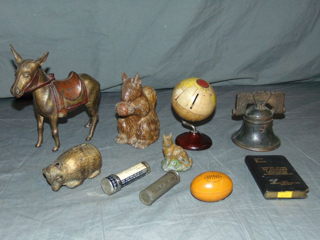 Lot of Mixed Still Banks. (1 of 3)