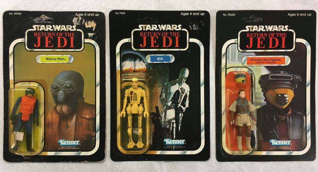 (3) Star Wars ROTJ Action Figures, 65 / 79 Back (1 of 8)