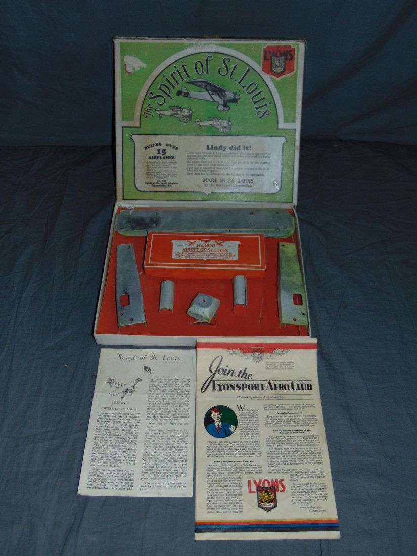 Metalcraft Spirit of St. Louis Set Boxed. (1 of 5)