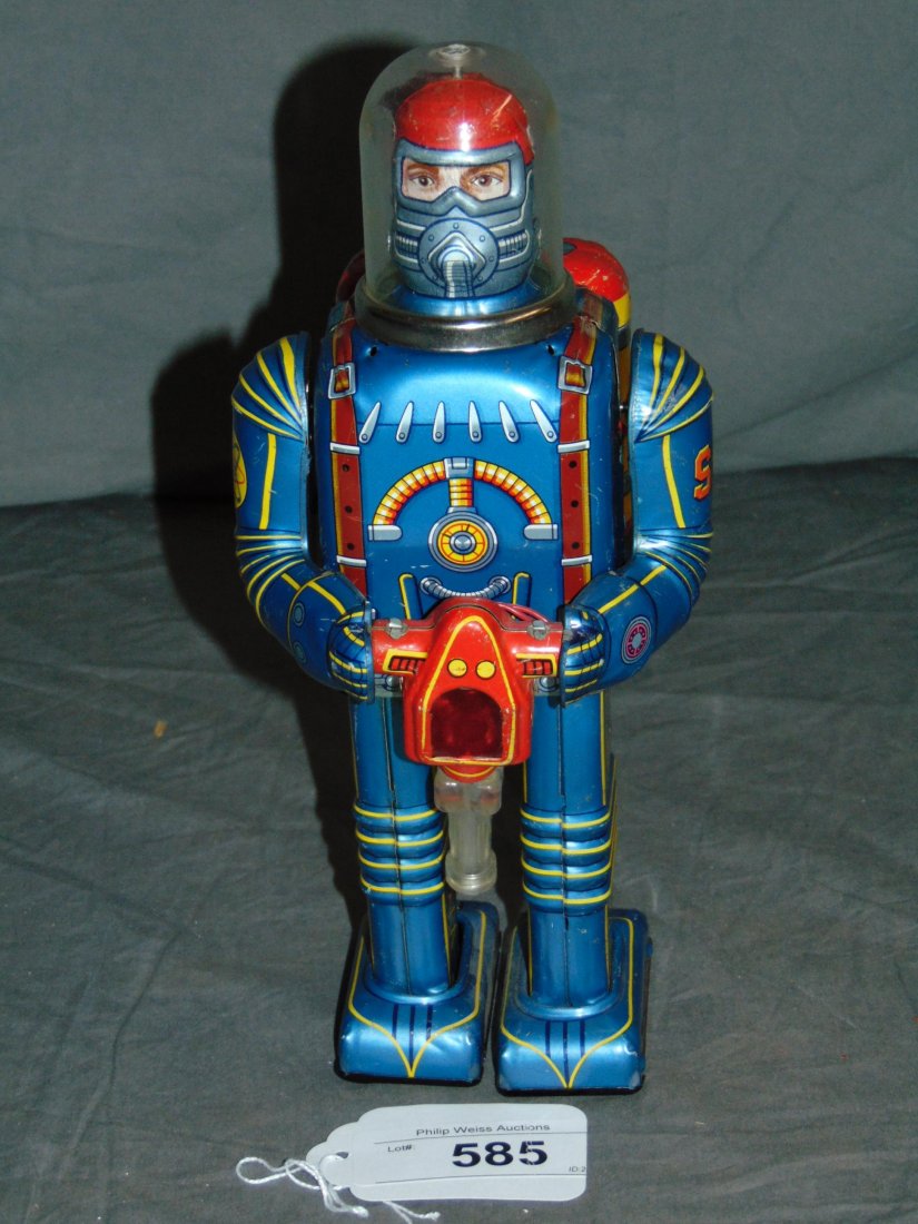Tin Litho Space Conqueror Astronaut Robot Japan (1 of 5)