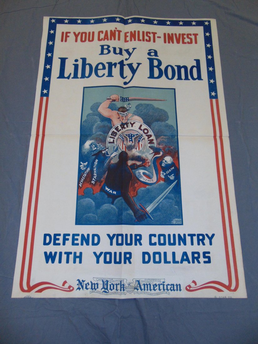 Scarce World War One Poster. (1 of 6)