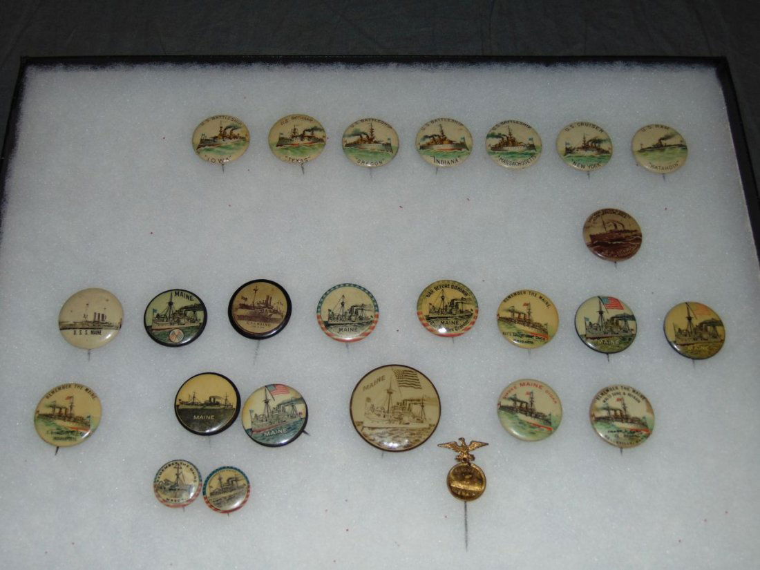 Historical Pin Back Button Lot. (1 of 5)