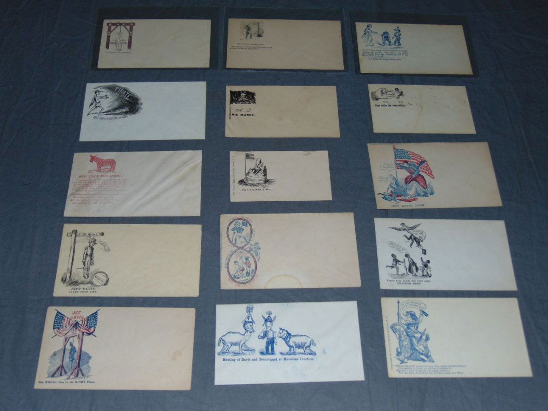 Civil War Patriotic Cover Lot. (1 of 5)