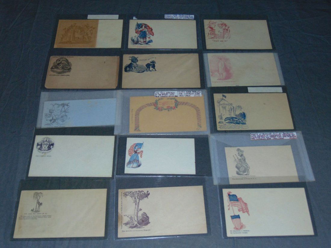 Civil War Patriotic Cover Lot. (1 of 5)