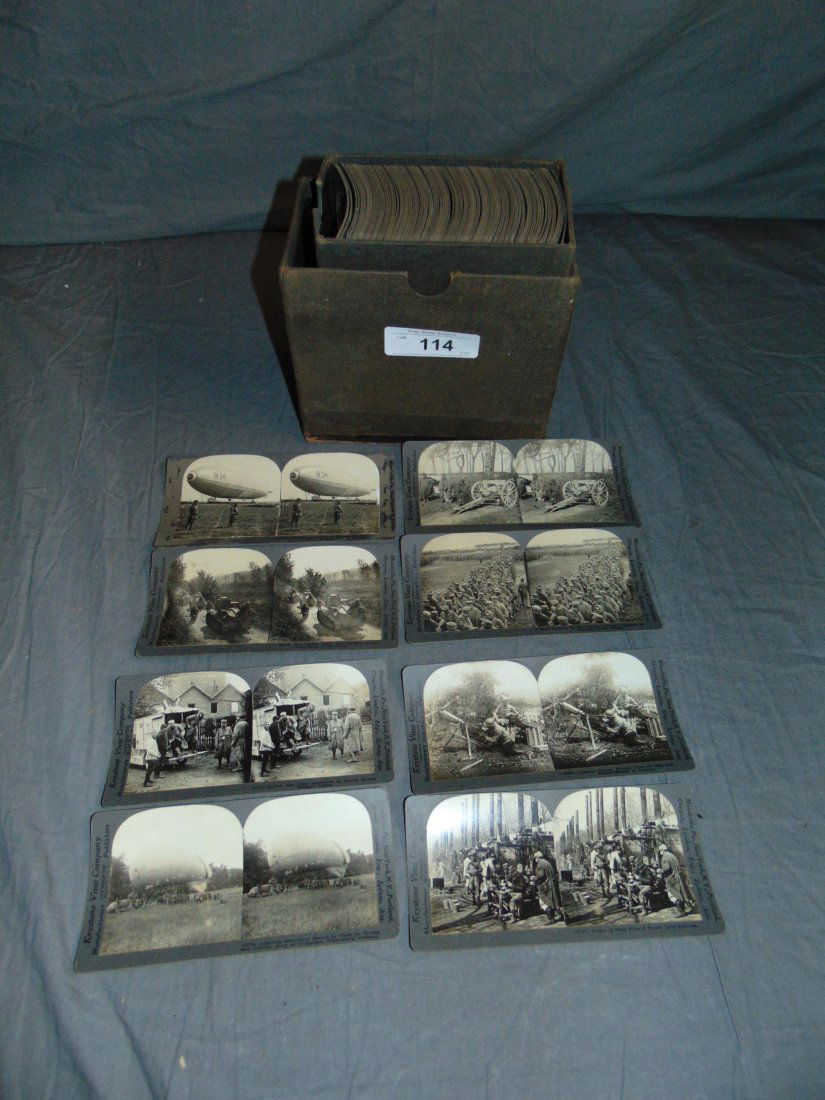 Stereo Card Lot. Keystone World War One. (1 of 4)
