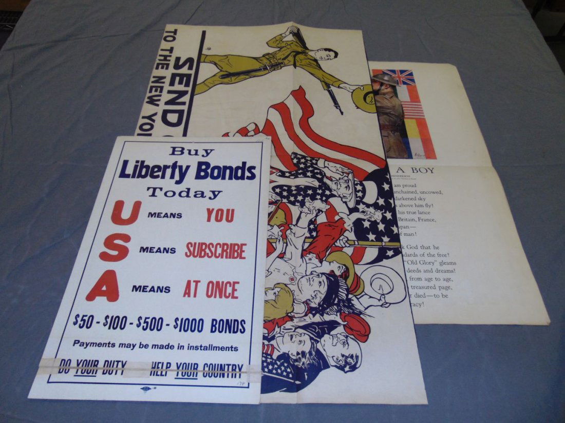 World War One Poster Lot. (1 of 6)