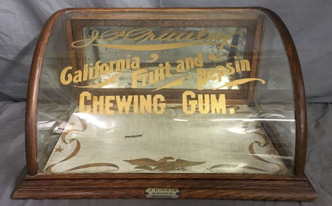 J.P. Priwley's Chewing Gum Counter Display Case (1 of 6)