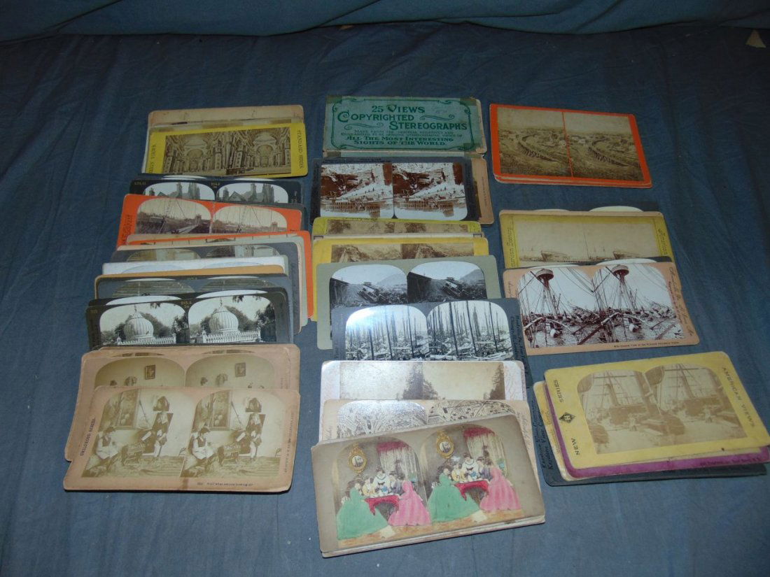 Stereo Card Lot. (1 of 3)