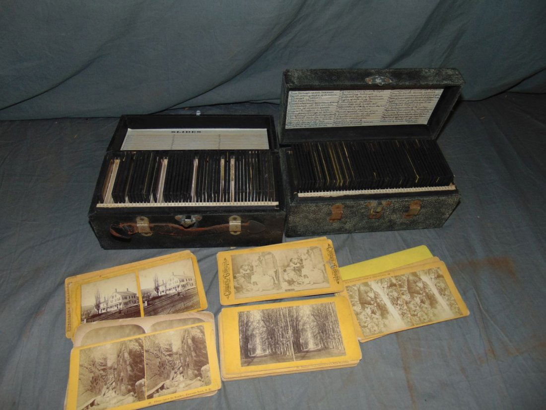 Glass and Stereo Card Lot. (1 of 4)