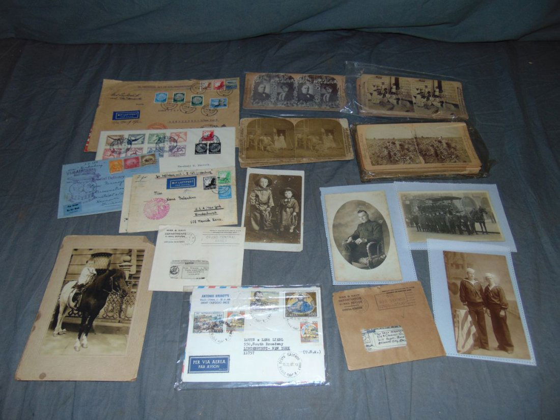 Photo and Paper Ephemera Lot. (1 of 5)