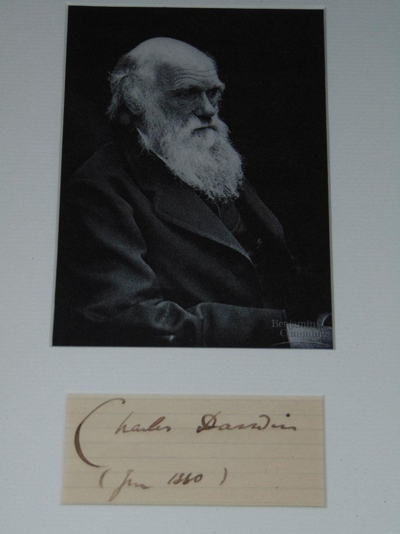 Darwin, Charles, 1809-82. Signature. (1 of 4)