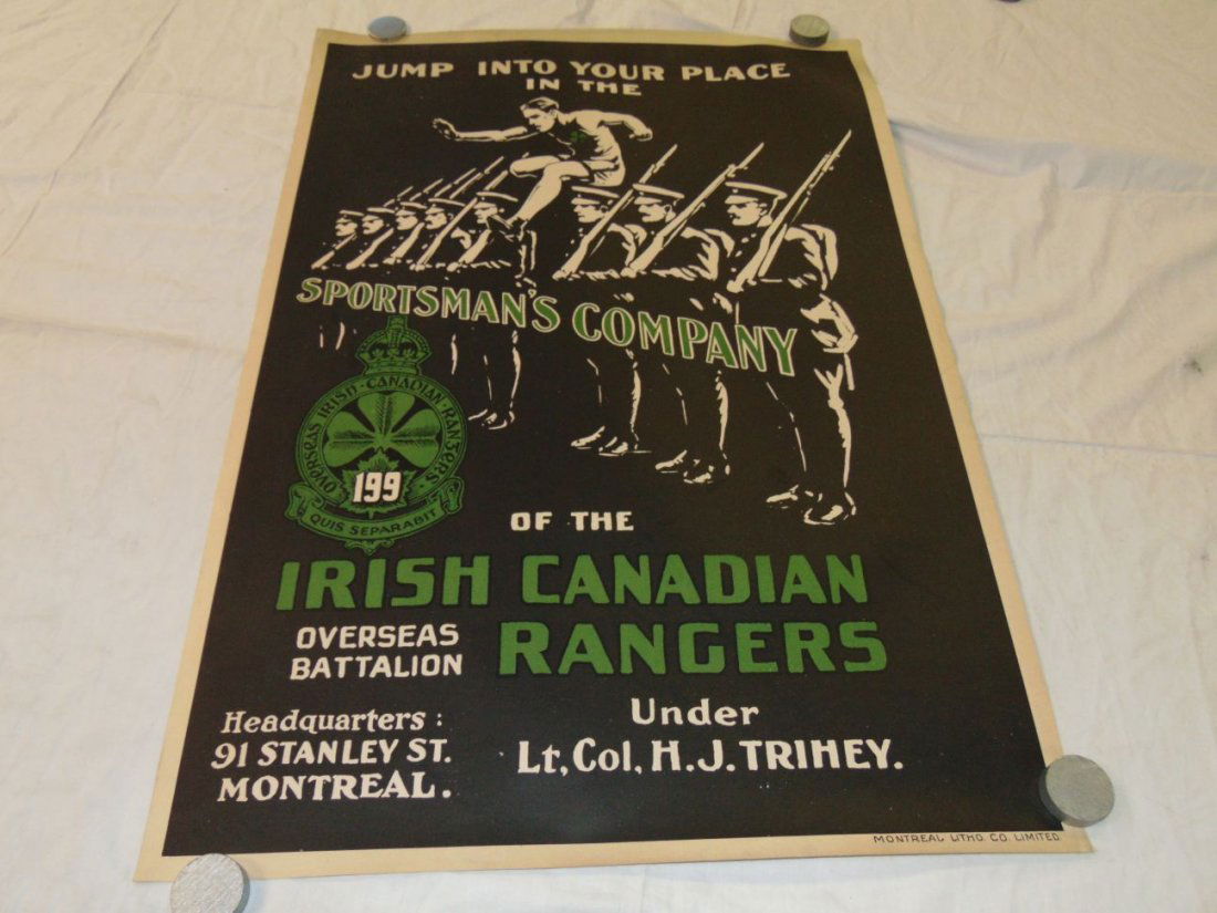 World War One Poster. Jump Into Your Place. (1 of 4)