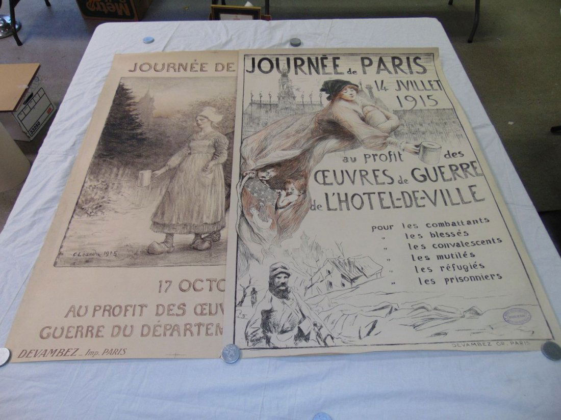 Two French World War One Posters. (1 of 5)