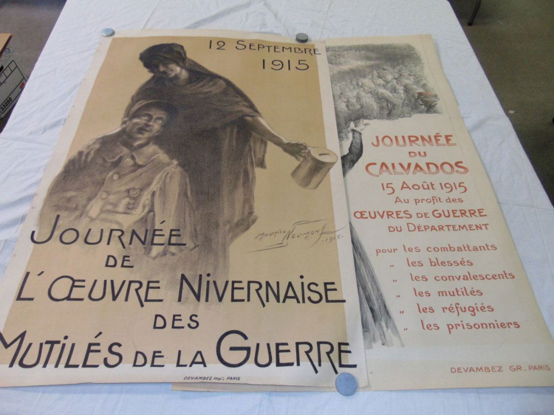 World War One Poster French Lot of Two. (1 of 5)
