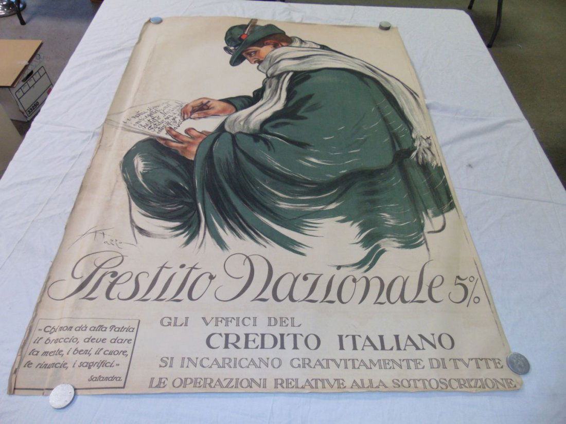 World War One Italian Poster. (1 of 6)