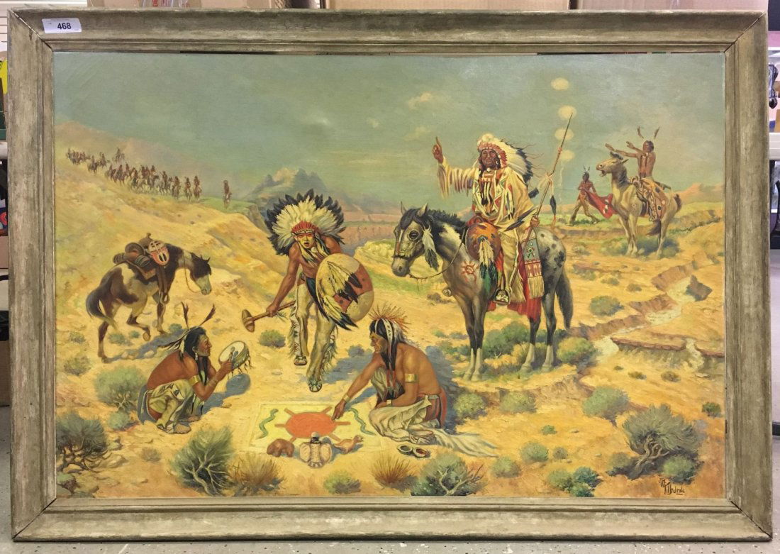 Albert Tilburne  (1887 - 1965) Oil on Canvas. (1 of 10)