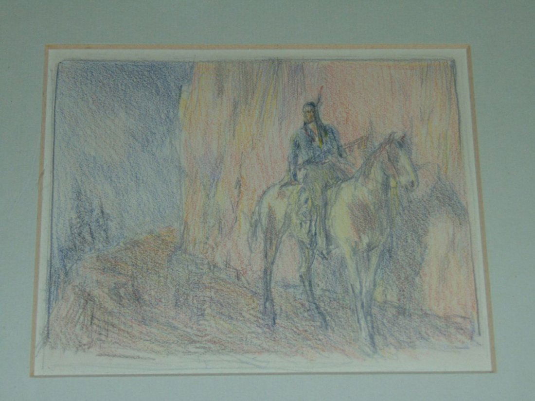 Frank Reynolds  (1876 - 1953) Color Pencil. (1 of 3)
