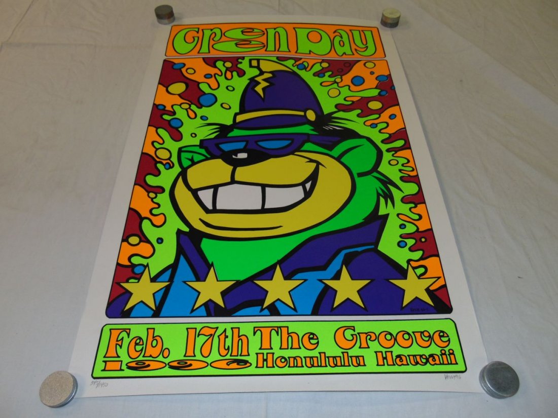 Frank Kozik 1996 Smashing Pumpkins Concert Poster Numbered