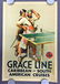 (3) Gracie Line Cruises Travel Posters - 4