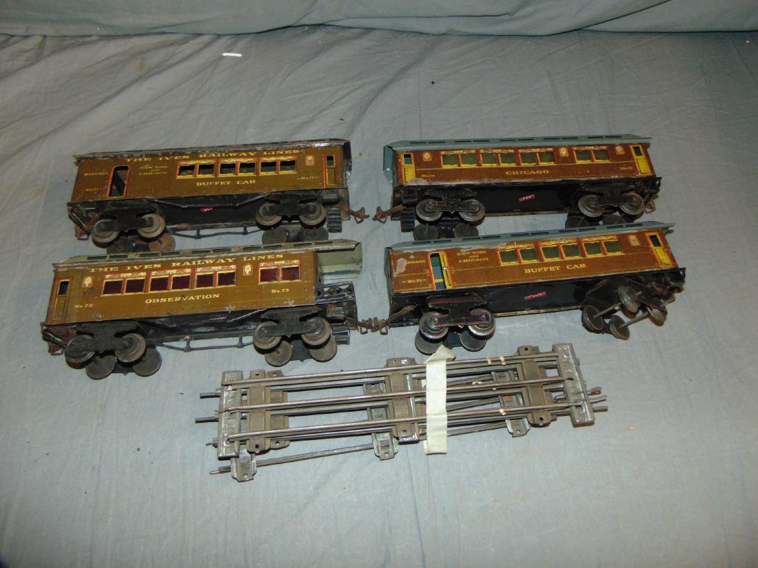 Ives 1 Gauge, 4 Car Passenger Set (1 of 3)