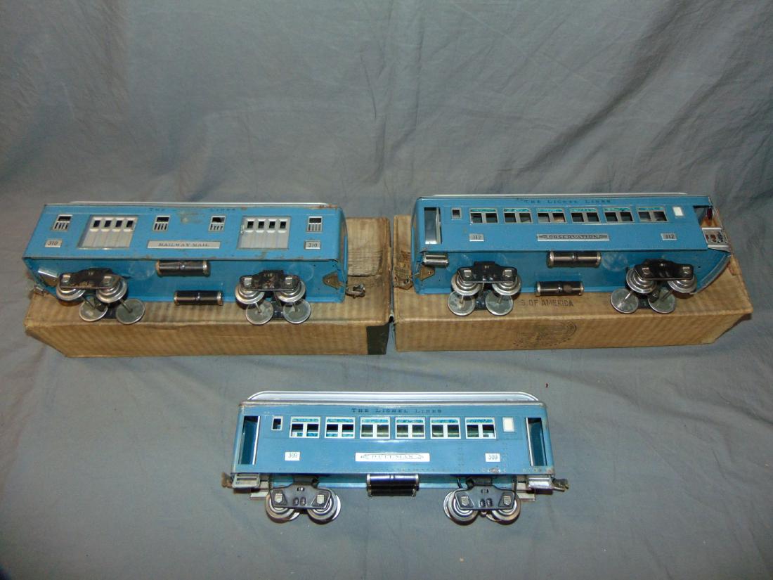 Lionel Standard Gauge, Set of 3 Passenger Cars (1 of 2)