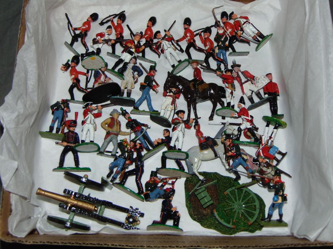 Toy Soldier Tray Lot. Mixed Makers. (1 of 3)