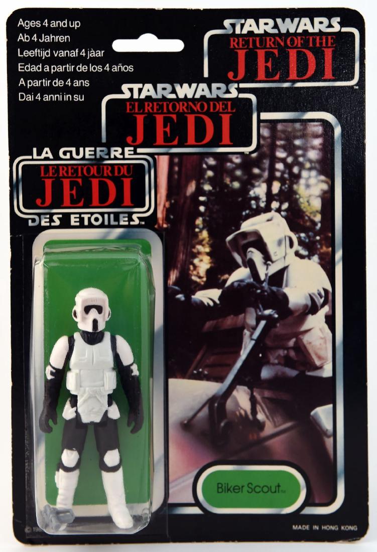 1983 Star Wars ROTJ Tri-Logo Biker Scout, MOC (1 of 2)